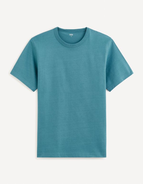 Essentiel - Le T-shirt boxy 100% coton - bleu