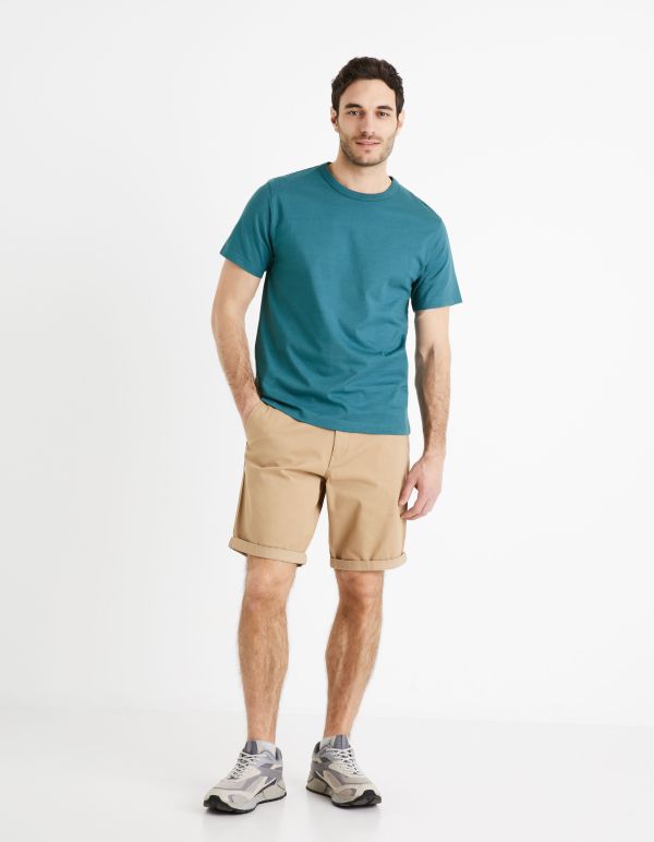 Essentiel - Le T-shirt boxy 100% coton - bleu