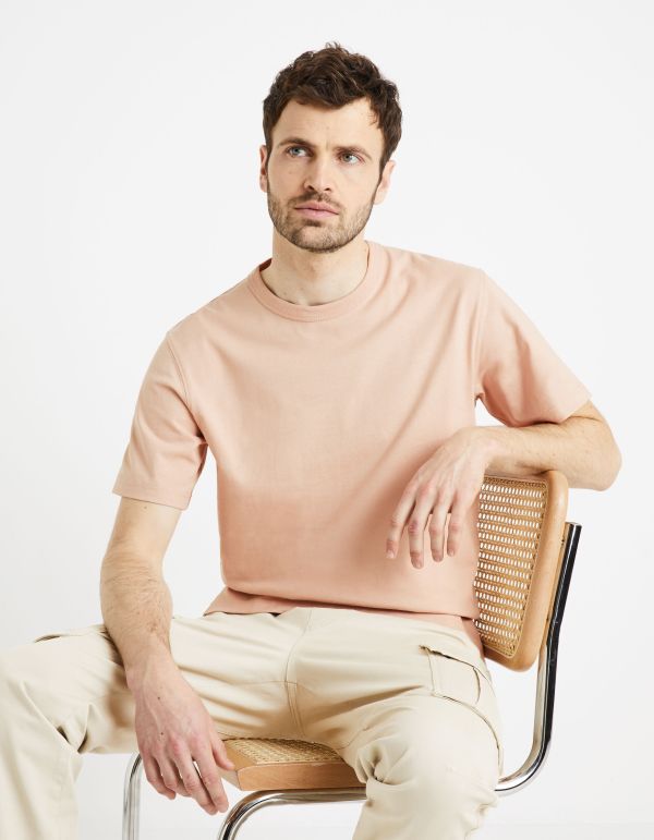 Essentiel - Le T-shirt boxy 100% coton - rouge