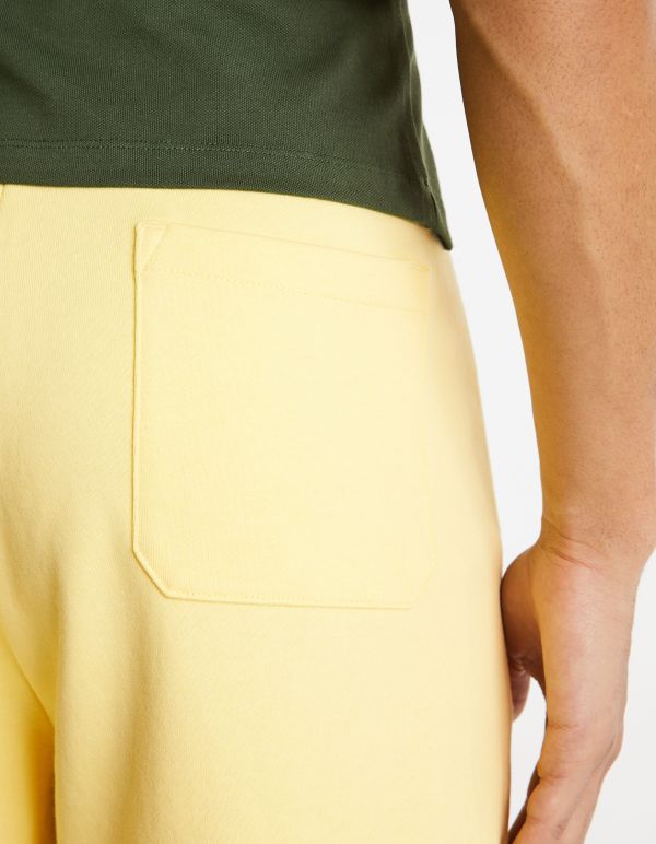 Bermuda 100% coton - jaune