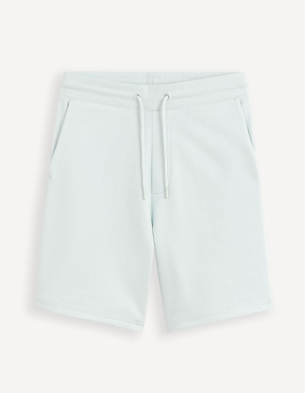 Bermuda 100% coton - vert