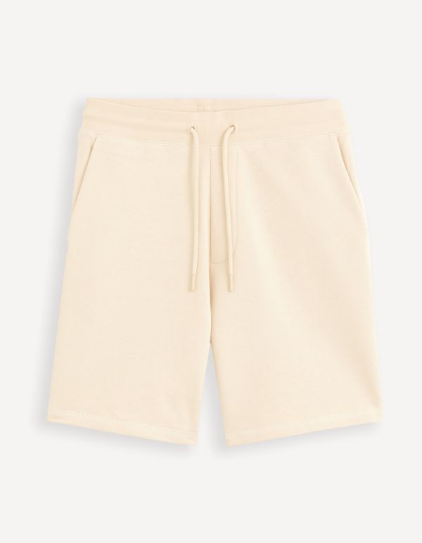 Bermuda 100% coton - beige