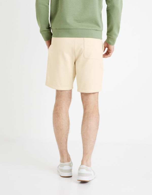 Bermuda 100% coton - beige