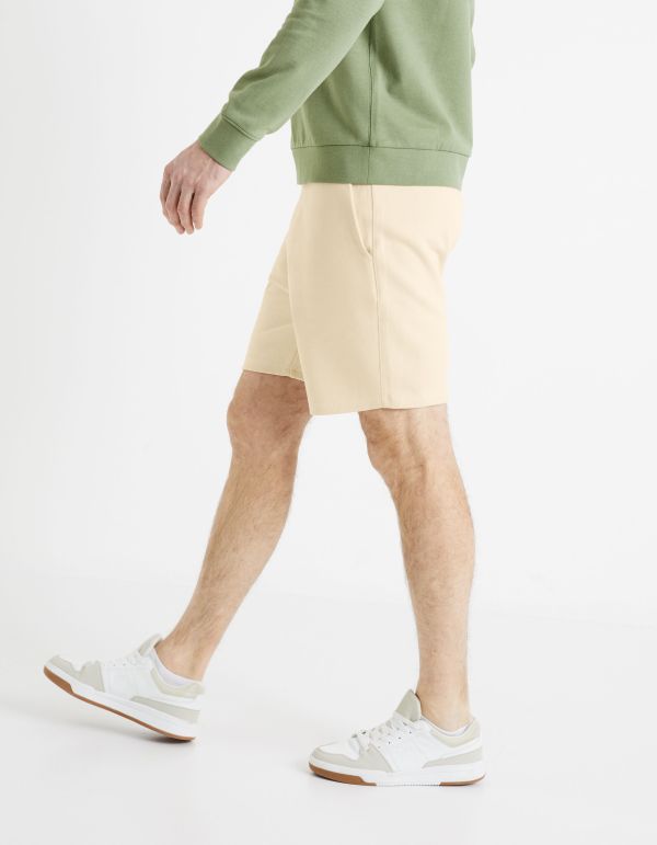 Bermuda 100% coton - beige