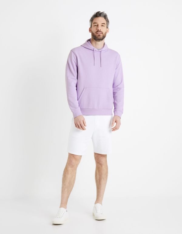 Bermuda 100% coton - blanc