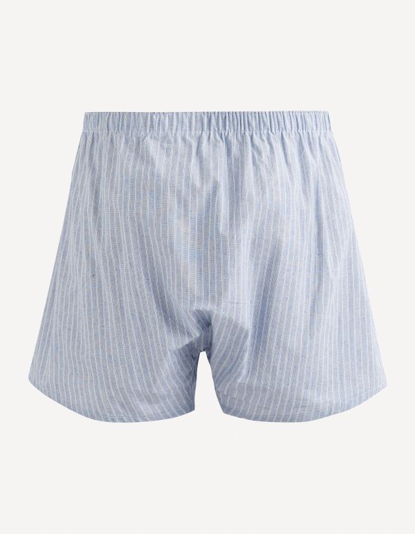 Caleçon 100% coton - marine