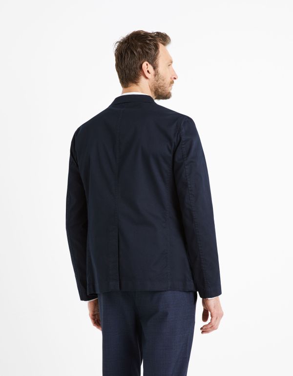 Blazer 3 boutons lavable - marine