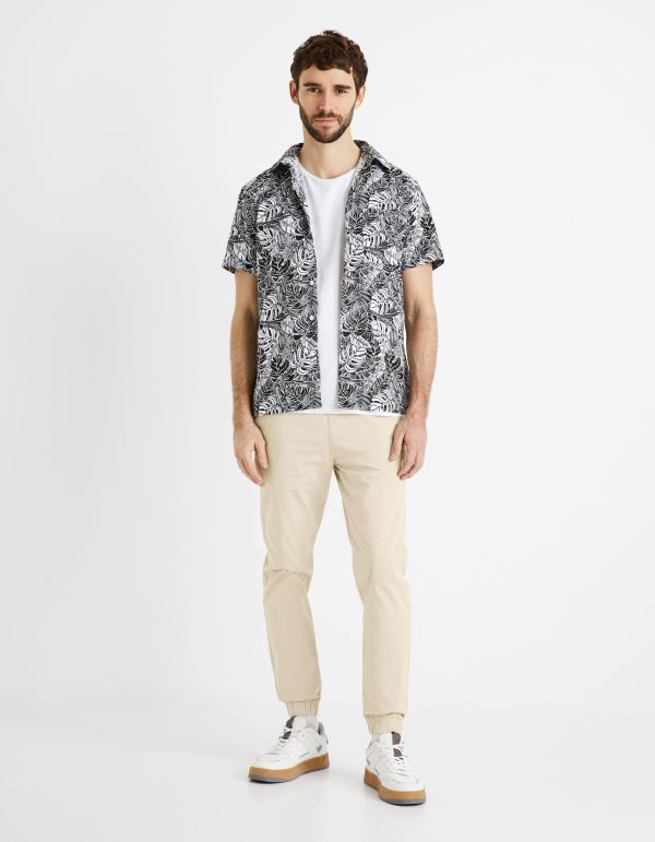 Chemise regular 100% coton - blanc