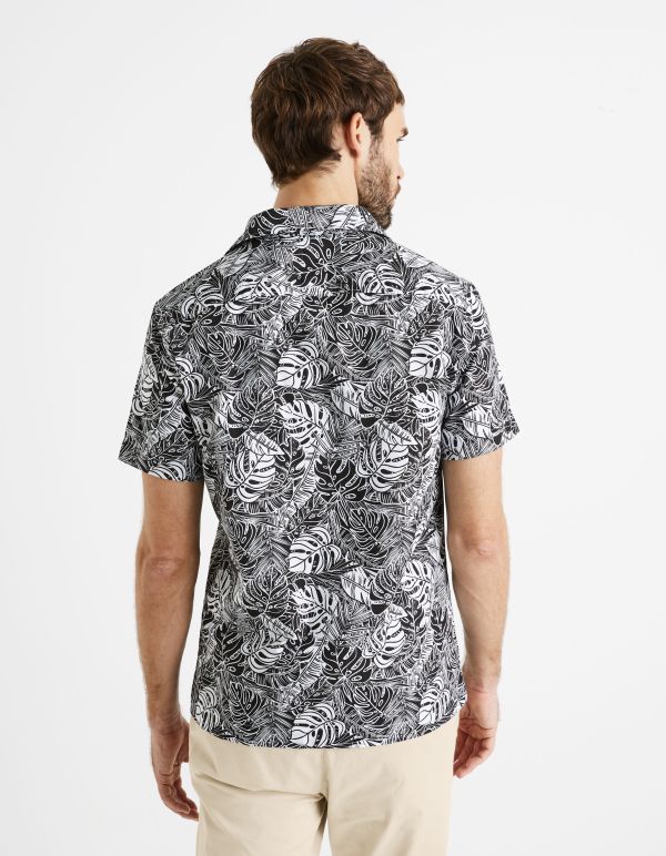 Chemise regular 100% coton - blanc