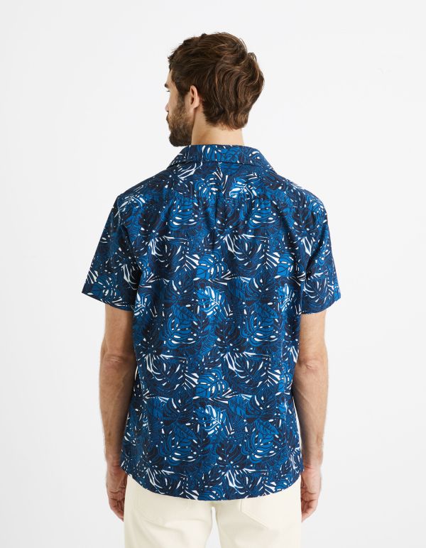 Chemise regular 100% coton - marine