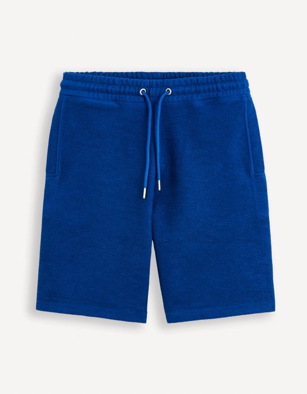 Short 100% coton - bleu jean