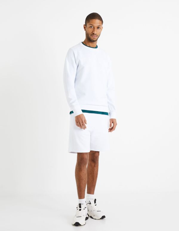 Short 100% coton - blanc