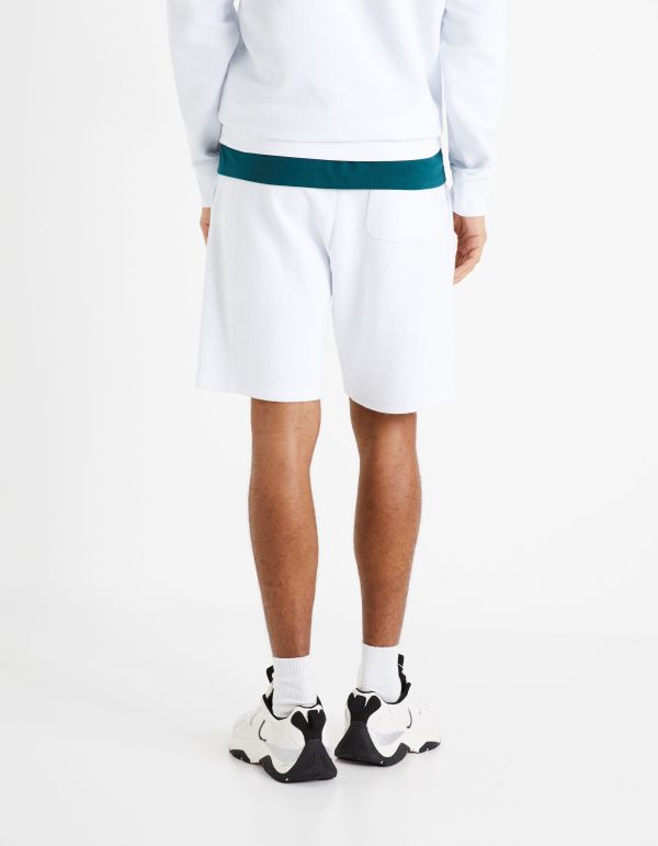 Short 100% coton - blanc