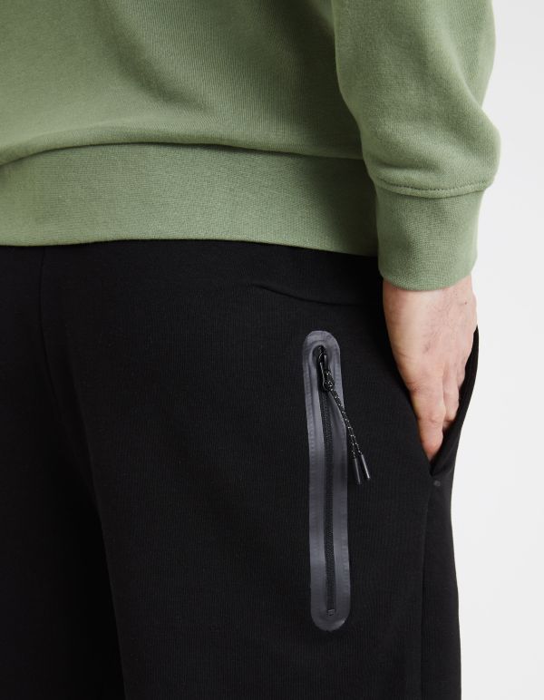 Bermuda avec ceinture à cordon - noir