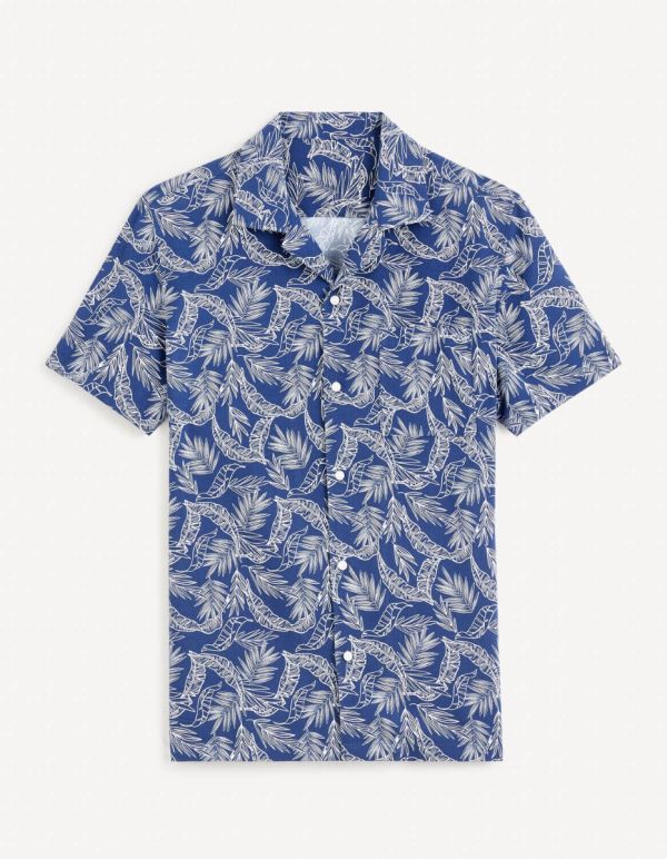 Chemise  regular  - bleu