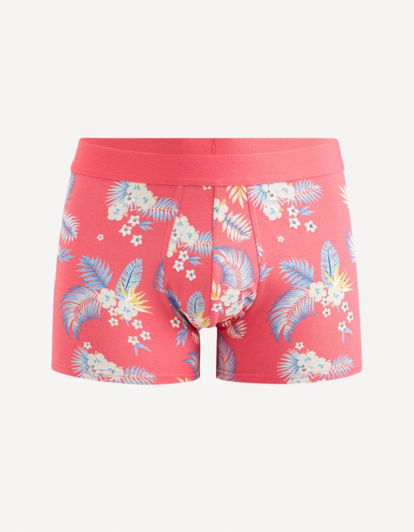 Boxer en coton stretch - rouge