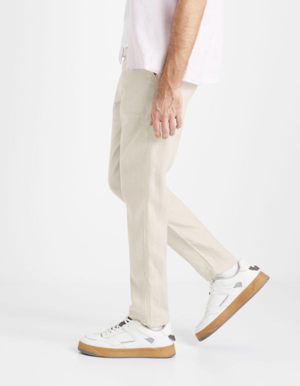 Pantalon 24h 100% lin - beige