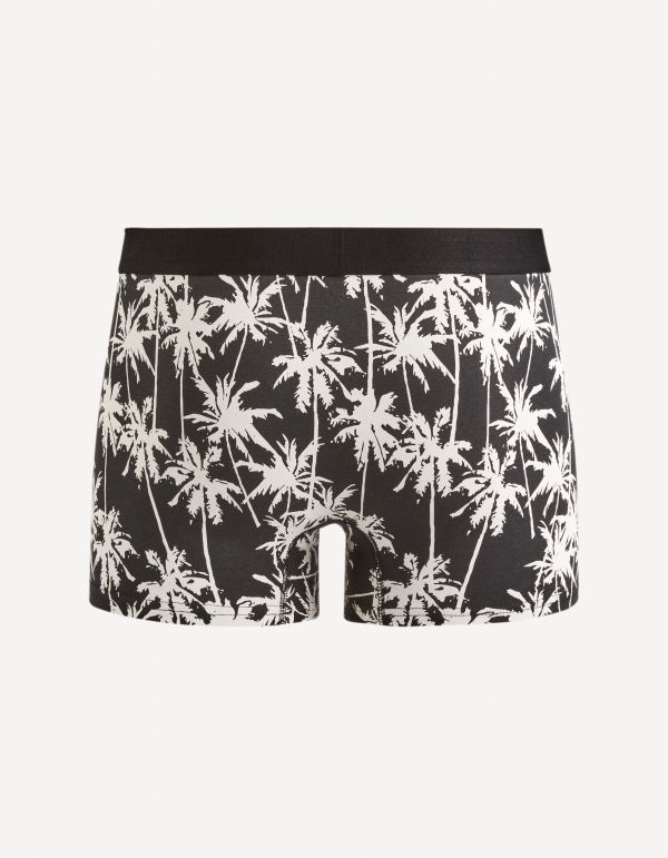 Boxer en coton stretch - noir