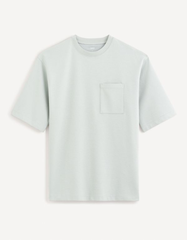 T-shirt col rond boxy - stone