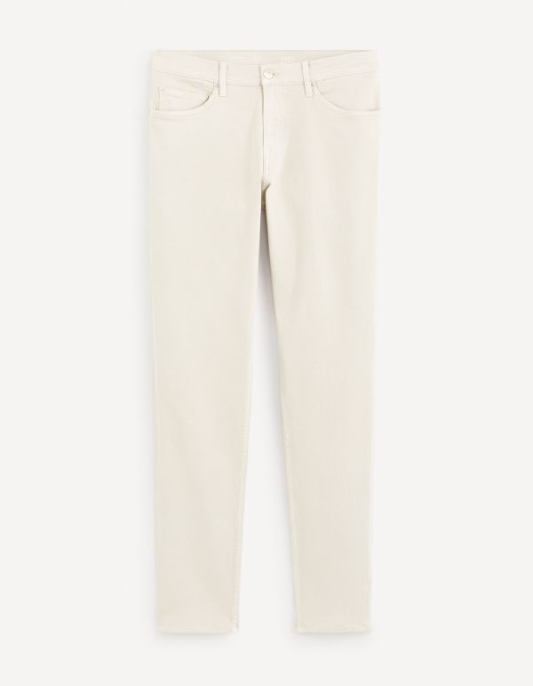 Jean slim C25 powerflex - beige clair