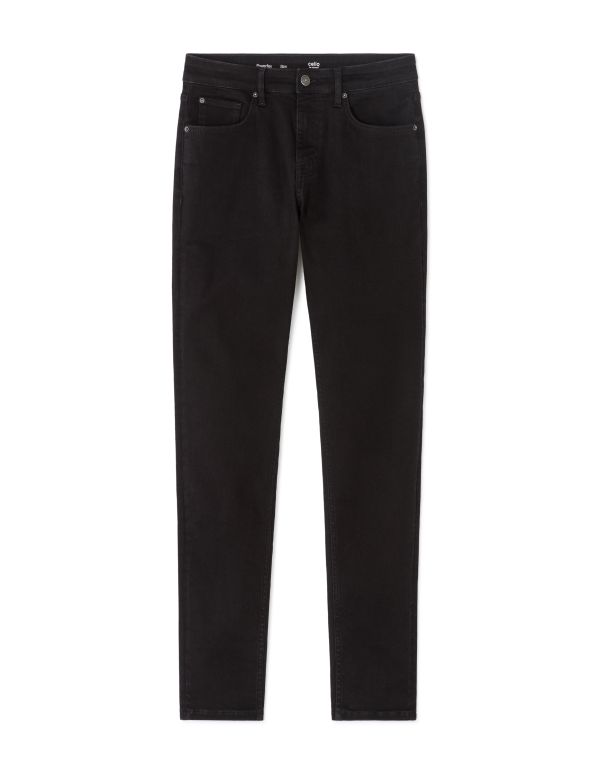 Jean C.25 slim stretch Powerflex - noir