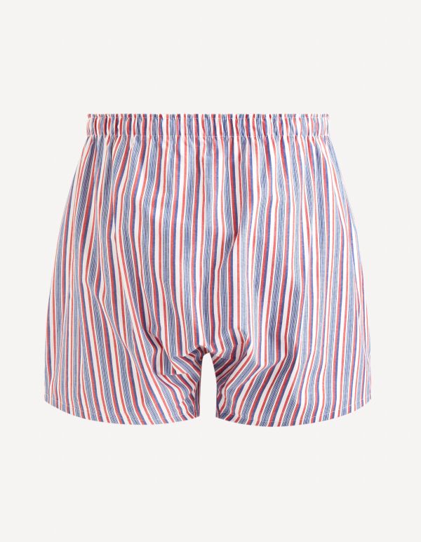 Caleçon 100% coton - rouge