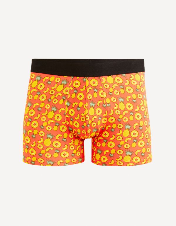 Boxer en coton stretch - orange