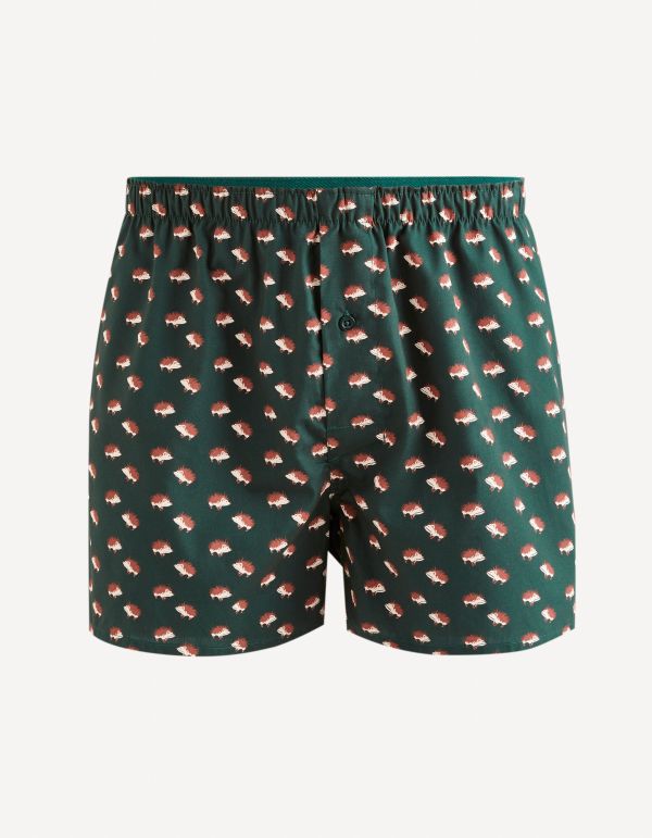 Caleçon 100% coton - vert