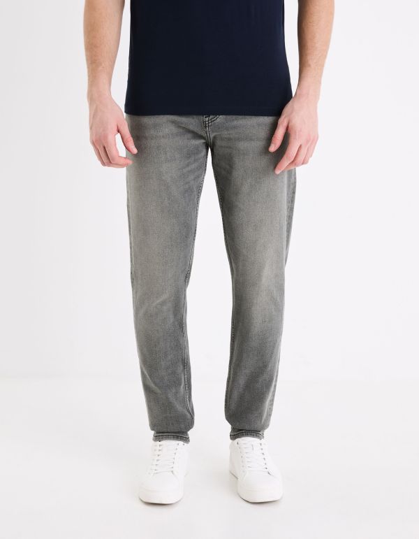 Jean slim C25 stretch - gris clair