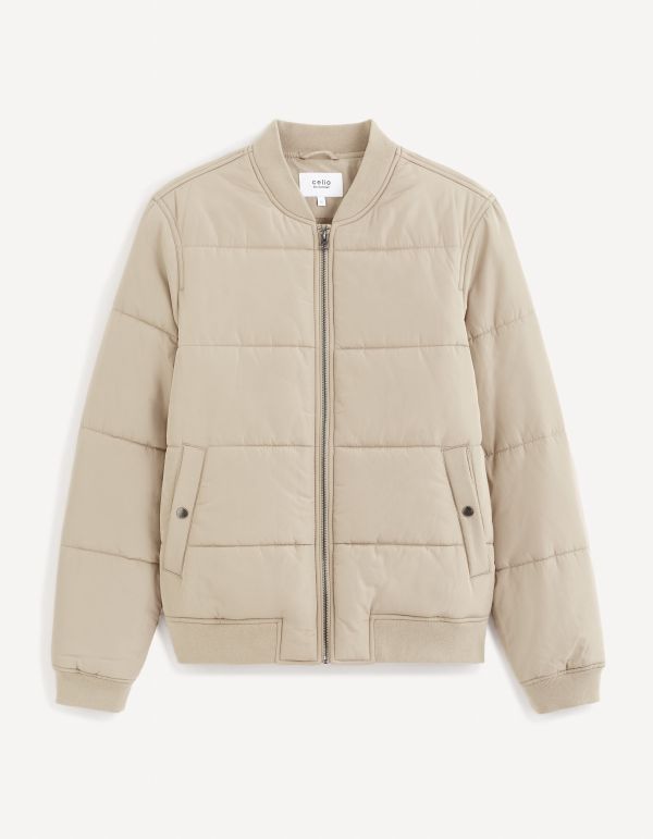 Bomber en doudoune - écru