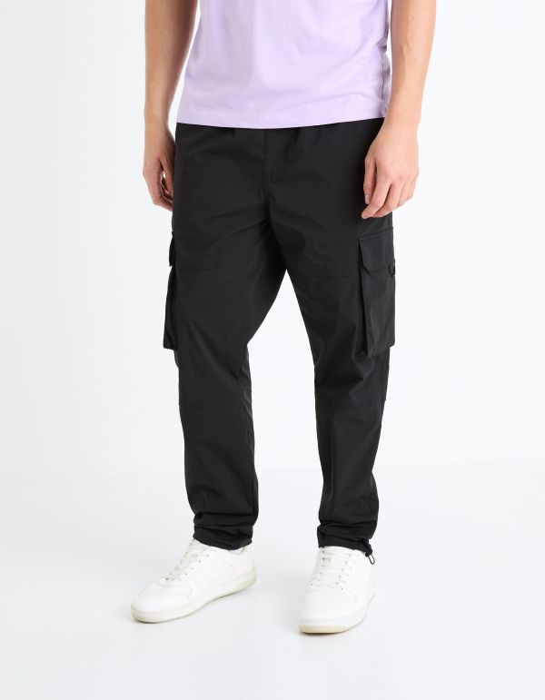 Pantalon cargo - noir