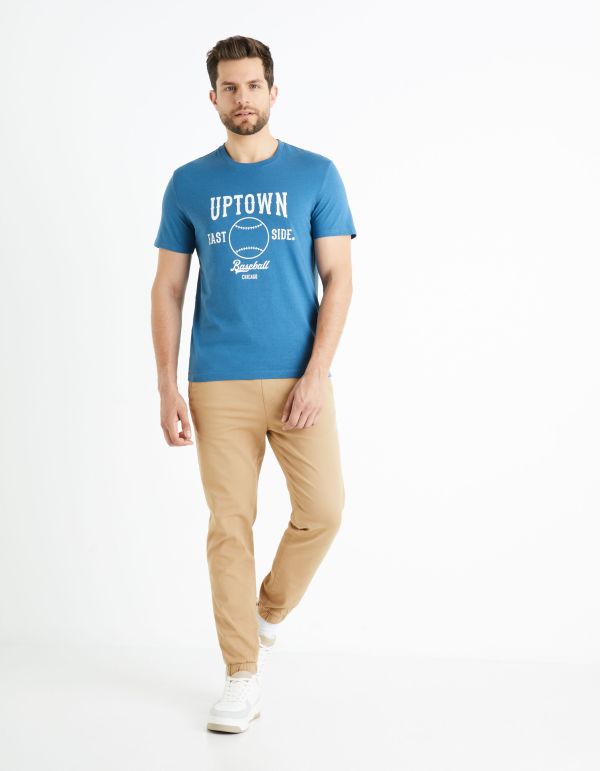 Pantalon forme jogging - beige