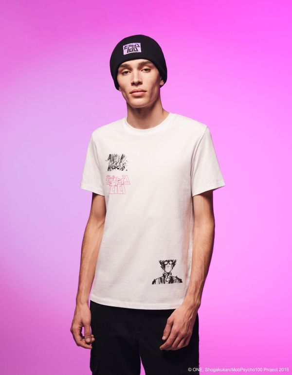 MOB PSYCHO 100 - T-shirt 100% coton