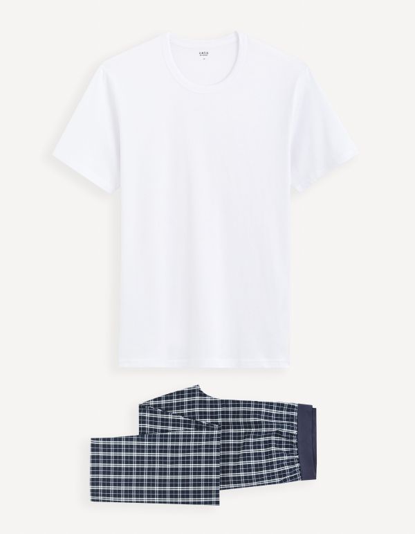 Ensemble de pyjama - gris et bleu