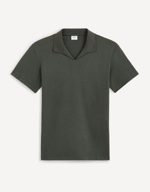 Polo jersey regular - gris