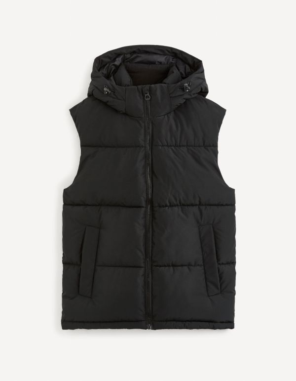 Doudoune sans manches - noir