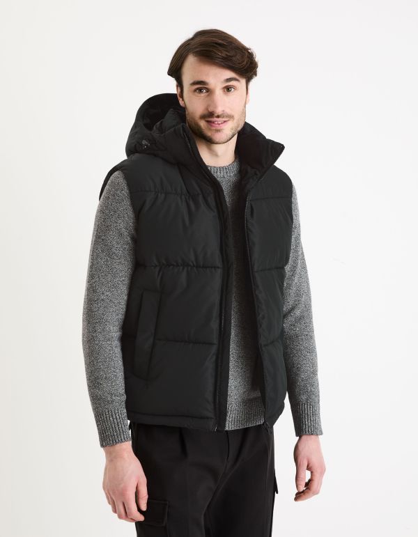 Doudoune sans manches - noir