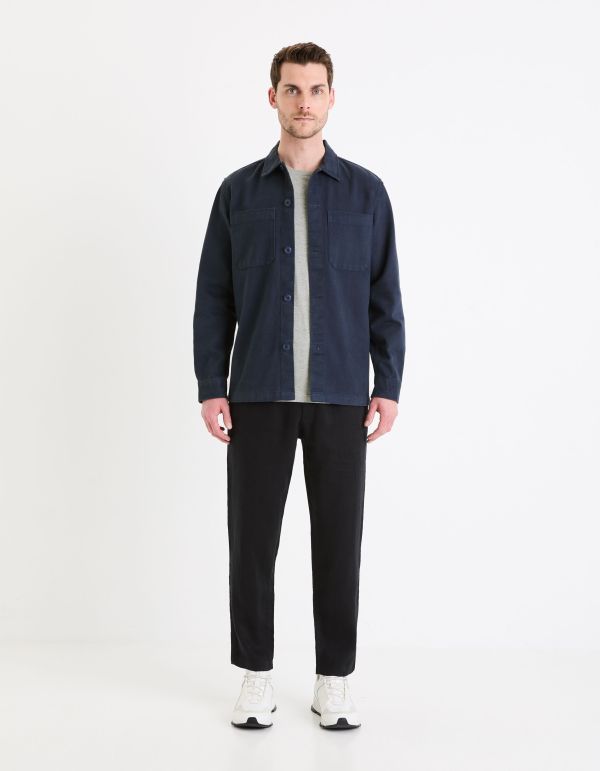 Surchemise 100% coton - marine