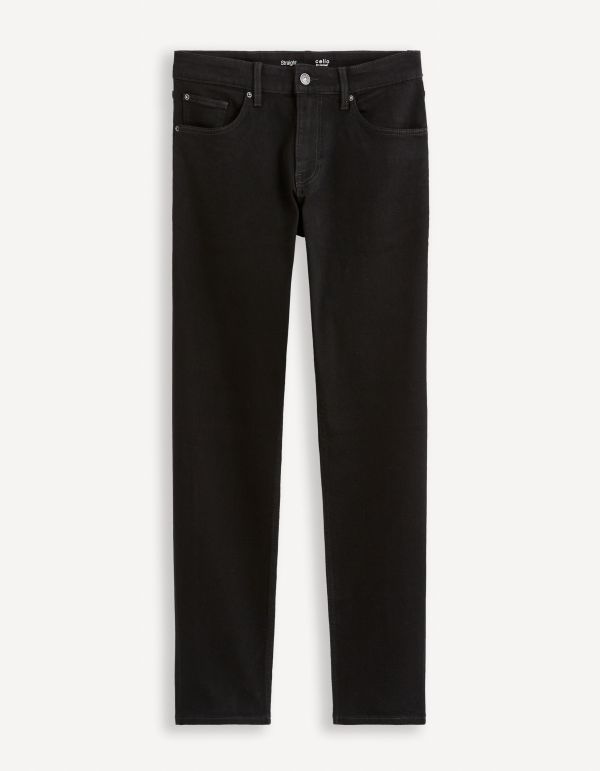 Jean straight stretch C15 3 longueurs - noir