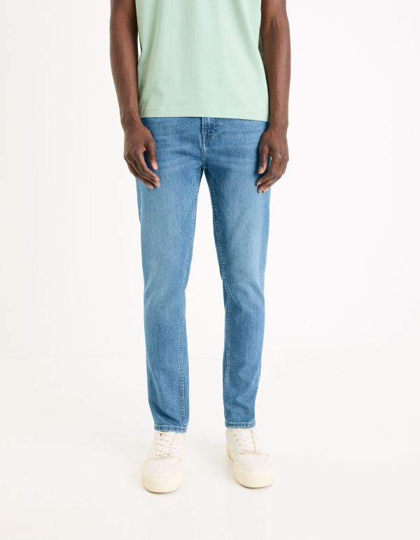 Jean slim tapered stretch - blanc