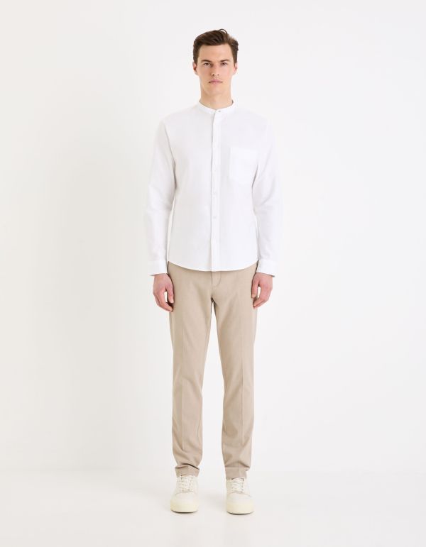 Pantalon chino stretch - beige