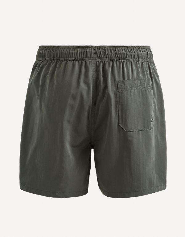 Maillot de bain uni - anthracite