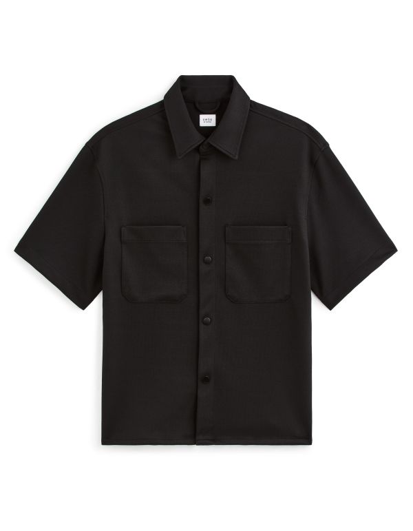 Chemisette large - noir