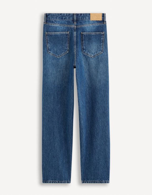 Jean baggy en coton - bleu