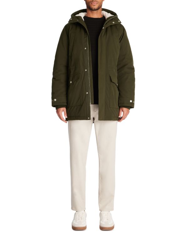Parka grand froid à capuche - kaki