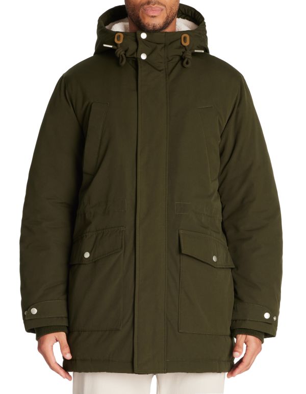 Parka grand froid à capuche - kaki