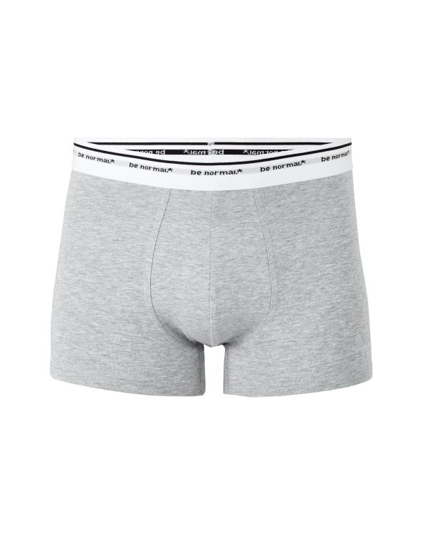 Boxer en coton stretch - gris