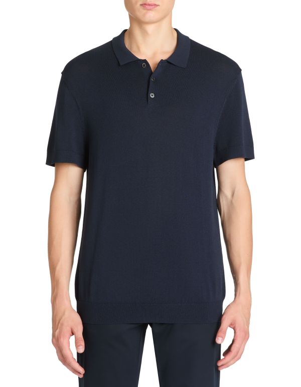 Polo jersey regular - marine