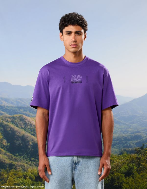 Demon Slayer - T-shirt violet