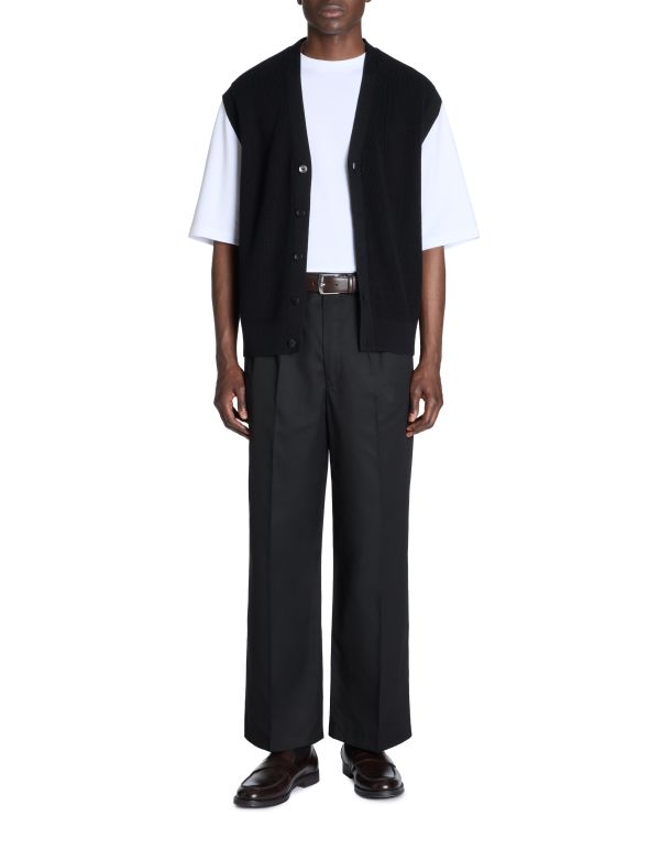 Cardigan 100% coton - noir